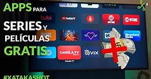 TOP apps y plataformas para VER películas y series GRATIS online en MÉXICO