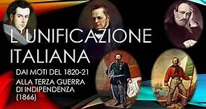 Storia: il Risorgimento, dai moti del '20 al 1866 (RIASSUNTO)