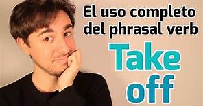 Phrasal verb TAKE OFF | Inglés