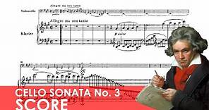 BEETHOVEN Cello Sonata No. 3 in A major (Op. 69) Score
