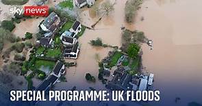 Sky News Special programme on the UK floods