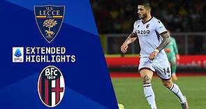 Lecce vs. Bologna : Extended Highlights | Serie A | CBS Sports Golazo