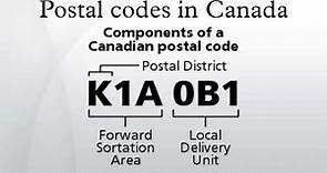 Postal codes in Canada