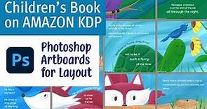 Using Photoshop Artboards to lay out your KDP Children's Book