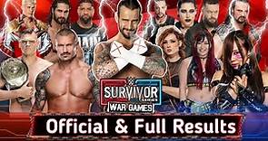 WWE Survivor Series 2023 Official Results | All Winner and Loser