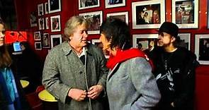 Ronnie Wood talking with Mick and Dick Taylor
