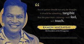The Leadership Values of President Ramon Magsaysay