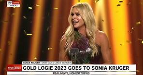 Sonia Kruger claims first Golden Logie