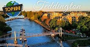 TEDDINGTON UK - 🤩LONDON'S BEST TOWN 2021😍 [River Thames / Bushy Park / Eating Out / History