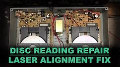 Fixing A CD Player That Doesn't Read Discs - Laser Alignment / Power Adjustment Tweak - Repair Guide
