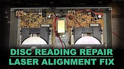 Fixing A CD Player That Doesn't Read Discs - Laser Alignment / Power Adjustment Tweak - Repair Guide