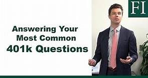 Fisher Investments Answers Your Most Common 401k Questions