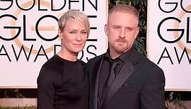 Robin Wright and Ben Foster at the 2015 Golden Globes