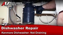 Kenmore Dishwasher Repair - Not Draining - 58214409480