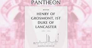 Henry of Grosmont, 1st Duke of Lancaster Biography - 14th-century English duke