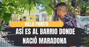 Visité Villa Fiorito, el barrio donde nació Diego Armando Maradona