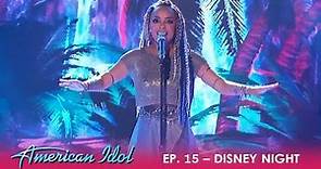 Jurnee: Performs "How Far I'll Go" On Disney Night - How Far Will She Go? | American Idol 2018
