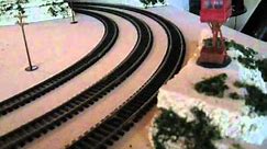 4x8 ho Train 3 track Layout