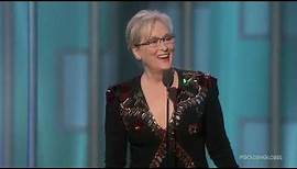 Meryl Streep powerful speech at the Golden Globes (2017)