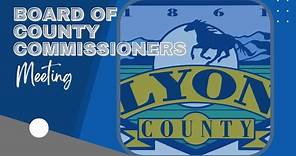 Lyon County Board of Commissioners Meeting