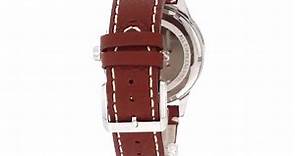 Hugo Boss Black Dial Stainless Steel Leather Quartz Men's Watch 1512723