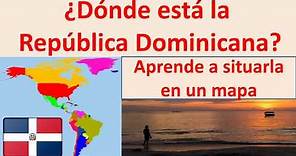 Donde esta Republica Dominicana. Where is dominican republic