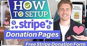 How To Create A Donation Form in Minutes for FREE! | Stripe Donation Landing Page