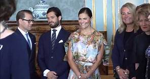 Swedish Royal Family receives Finnish Presidential Couple