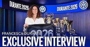 FRANCESCA DURANTE | EXCLUSIVE INTER TV RENEWAL INTERVIEW | #Durante2026 #InterWomen ⚫🔵