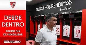 El primer día de José Luis Mendilibar en el Sevilla FC