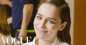 Emilia Clarke Gets Ready for the BAFTAs 2020 | Vogue