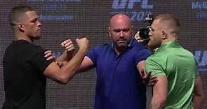 UFC 202: Diaz vs McGregor 2 - Press Conference Faceoff
