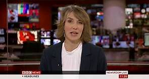 Rachel Schofield BBC News Channel HD Newsroom Live November 12th 2019