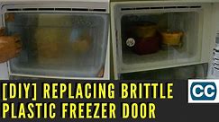 How to Repair Broken Plastic Freezer Door [ DIY ]