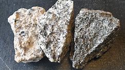 Geology: Granite, Granodiorite and Diorite.