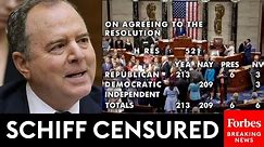 BREAKING NEWS: Adam Schiff Formally Censured By House, Then Democrats Yell At Speaker McCarthy
