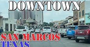 San Marcos - Texas - 4K Downtown Drive