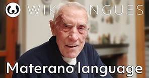 Pasquale speaking Materano and Italian | Romance languages in Italy | Wikitongues