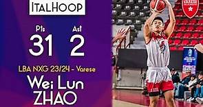 Wei Lun ZHAO - Highlights LBA Next Gen Cup 2023/24 - Varese