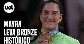 Mayra Aguiar conquista o bronze para o Brasil no judô das Olimpíadas