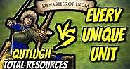 QUTLUGH vs EVERY UNIQUE UNIT (Total Resources) - AoE II- DE