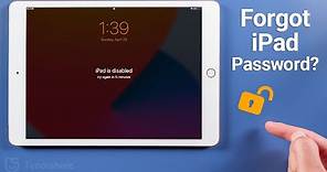 Forgot Your iPad Password? 3 Ways to Unlock Without Losing Data! [2024]