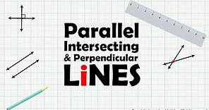 Parallel, Intersection and Perpendicular Line