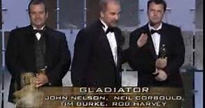 "Gladiator" winning the Oscar® for Visual Effects