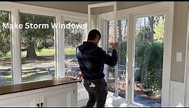 Make and Install Storm Windows