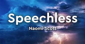 Naomi Scott - Speechless (Lyrics)