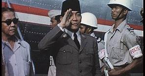 Indonesia, the nation under President Sukarno in 1955