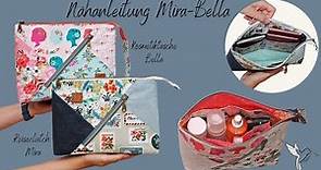 Nähanleitung Reiseclutch Mira - Kosmetiktasche Bella