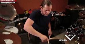 Chad Sexton: Soundcheck Pearl Drums - and Vater Drum Sticks