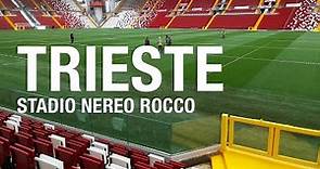 Le nuove tribune dello Stadio Nereo Rocco di Trieste.